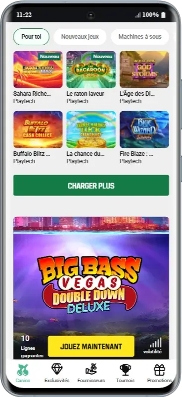 Application Unibet pour Android
