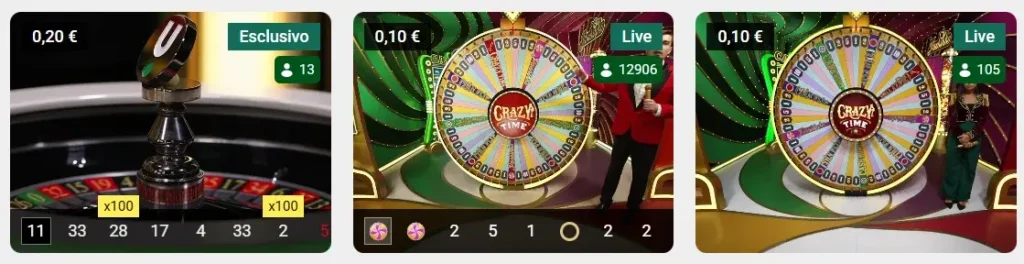 Jeux de roulette en direct Unibet